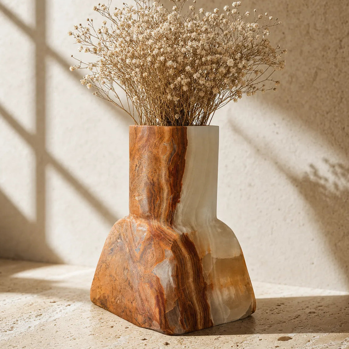 Rare Split Sage Green & Sienna | SAÉA Dune Vase