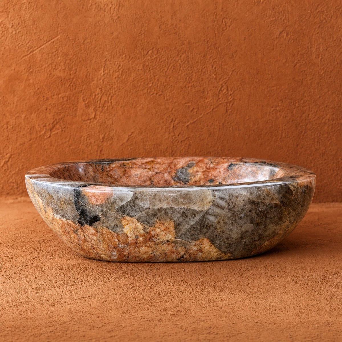 Feldspar, Quartz & Black Tourmaline | SAÉA Catchall Bowl
