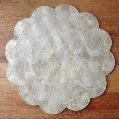 Vintage Capiz Shell Placemats (Set of 6) – Natural Luminescence