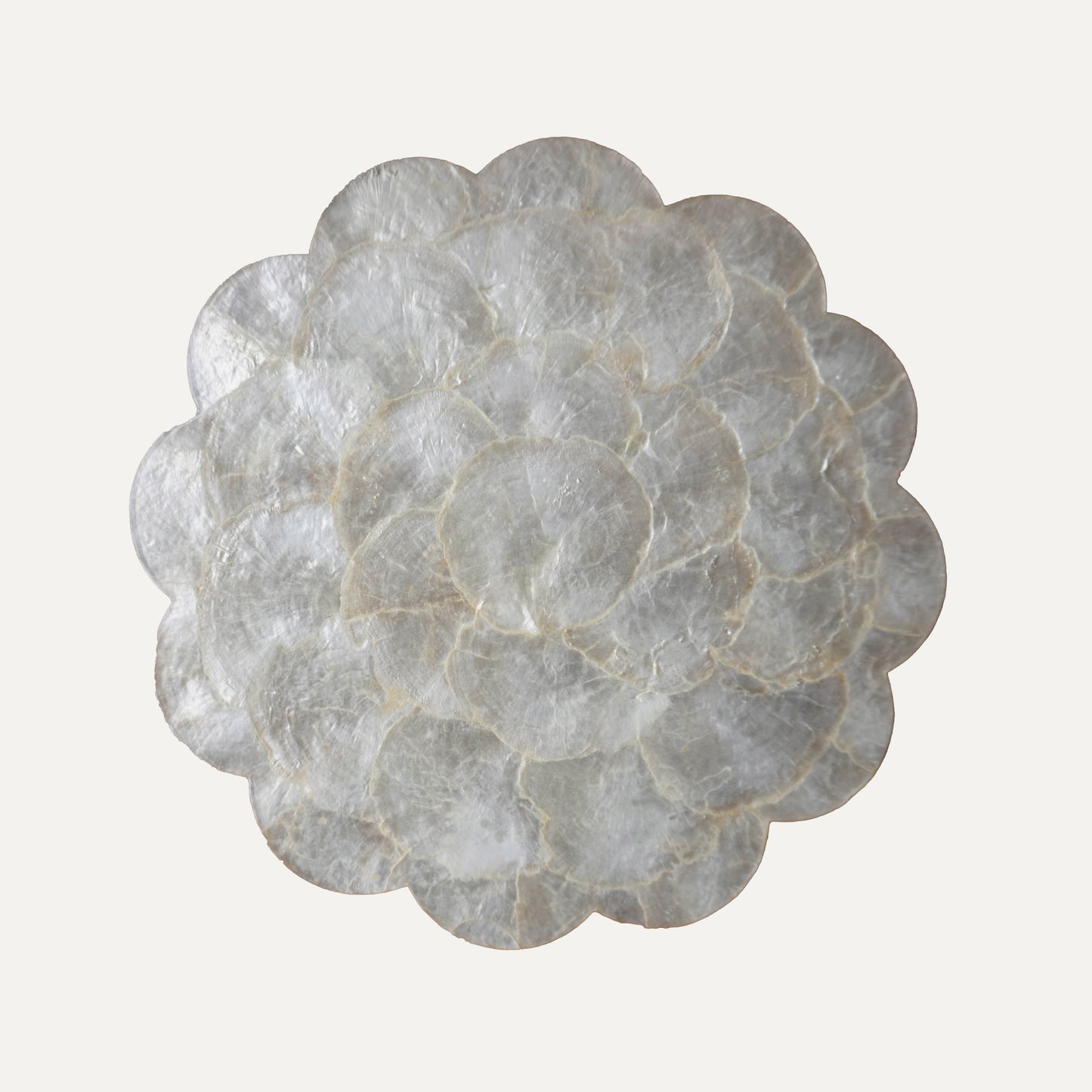 Vintage Capiz Shell Placemats (Set of 6) – Natural Luminescence