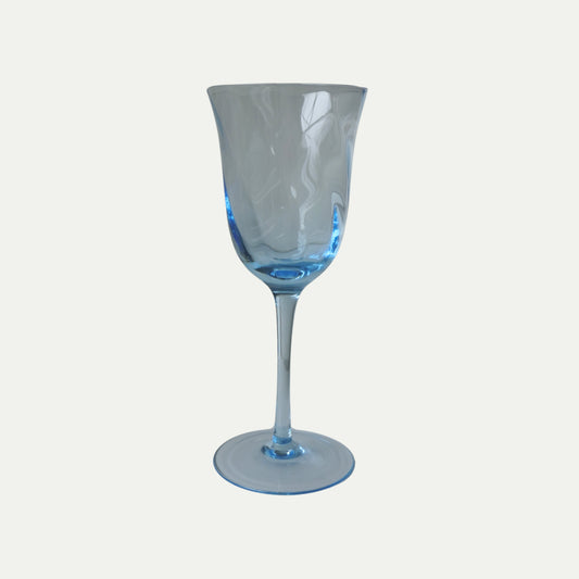 Vintage blue wine glasses