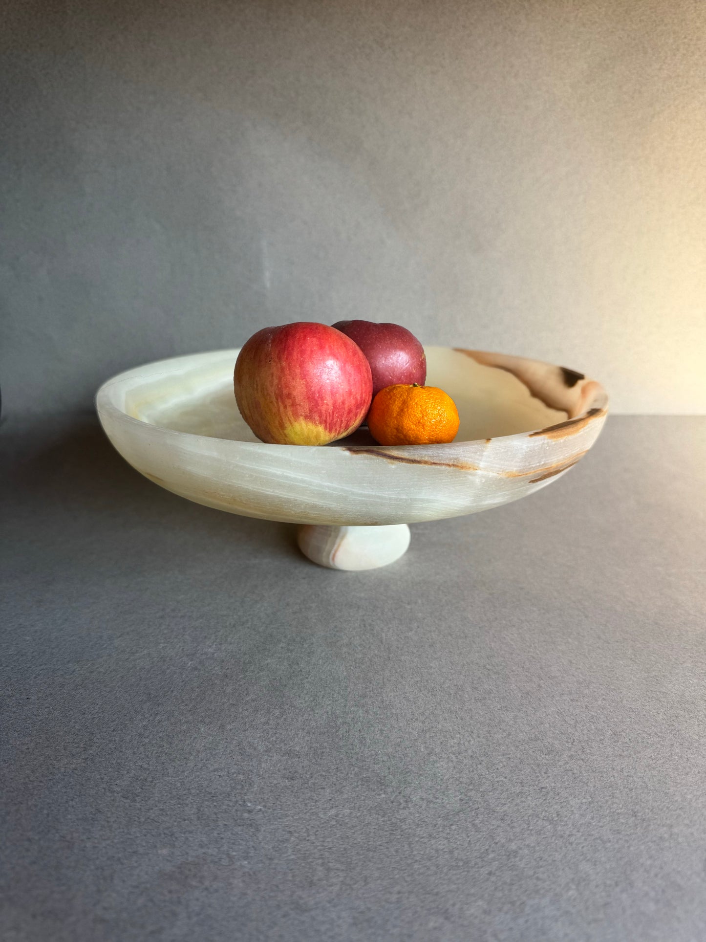 Ivory, caramel, and sand | SAÉA Centerpiece Pedestal Bowl