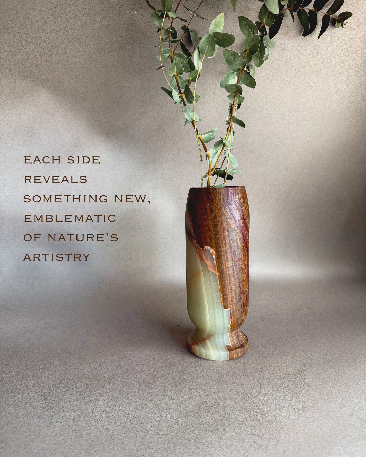 Olive green & amber | SAÉA Origin Vase