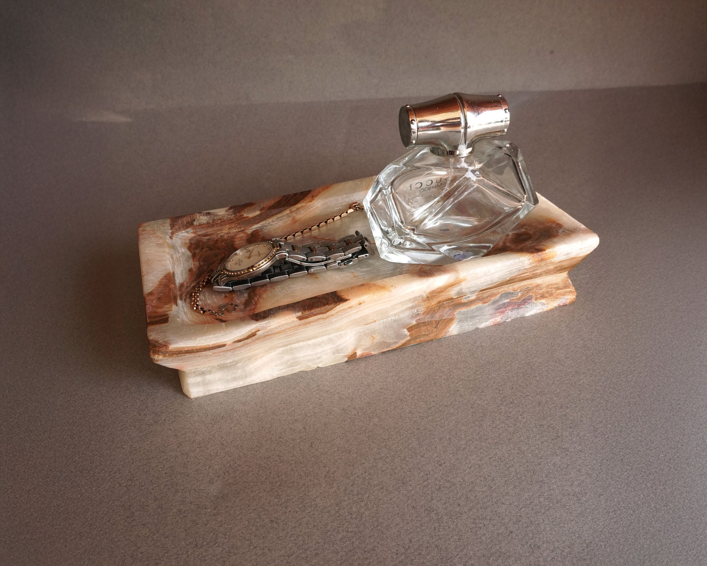 Desert ivory, clay, and gray | SAÉA Onyx Catchall Tray