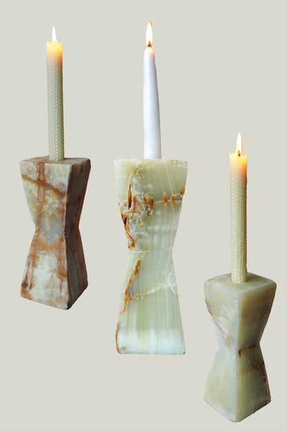 Design #1: Taper Candle Holder in Onyx