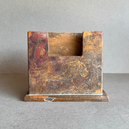 Sienna, Clay, and Plum | SAÉA Square Onyx Coaster Set