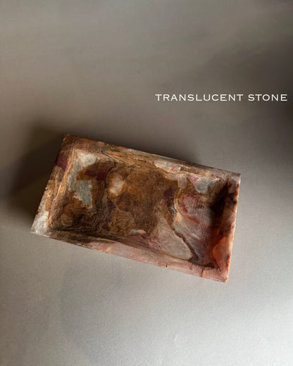 Translucent stone on a gray background with 'Translucent Stone' text.