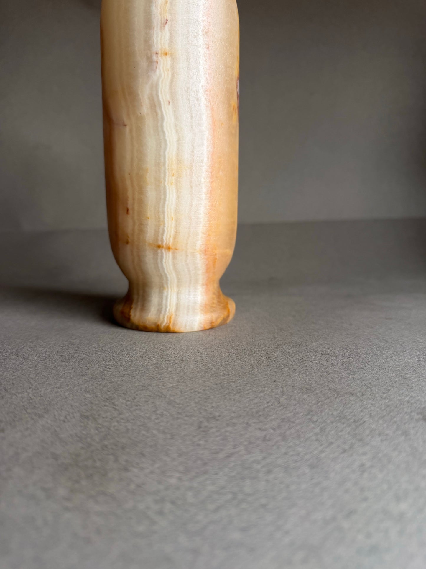 peach white orange honey  vase