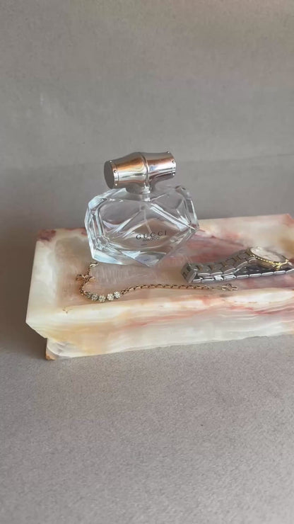 Pink, Cream & Amber | SAÉA Onyx Catchall Tray