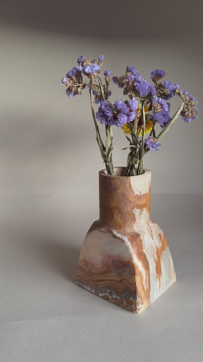 Amber, terracotta, and honey | SAÉA Dune Vase