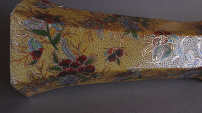Vintage Large Yellow Floral Vase