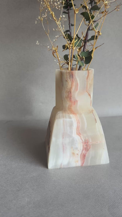 Ivory, amber, and rust | SAÉA Dune Vase