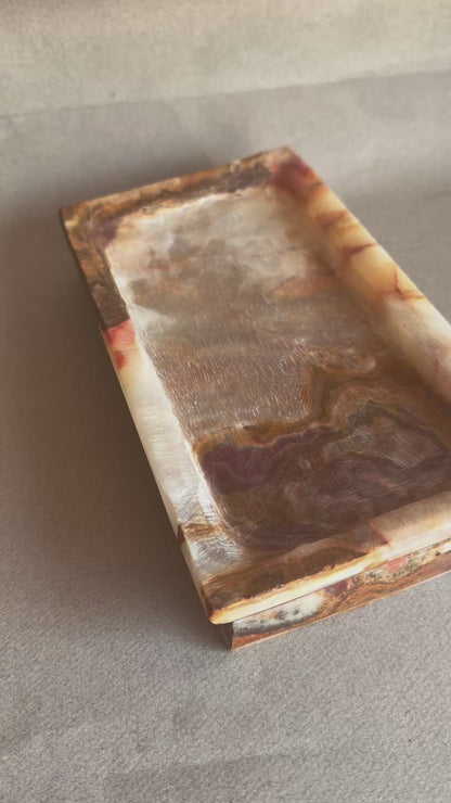 Plum, Copper & Caramel | SAÉA Onyx Catchall Tray