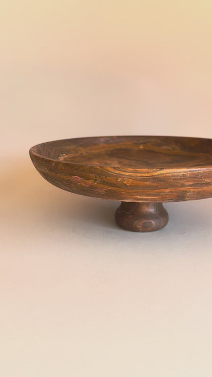 Desert brown & rust | SAÉA Centerpiece Pedestal Bowl