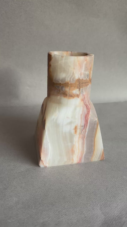 Cream, rust, and amber | SAÉA Dune Vase