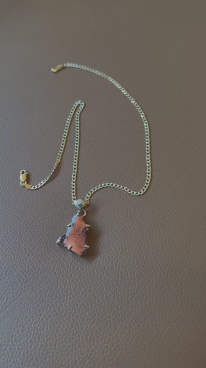 SAÉA Copper Dolomite Curb Link Necklace