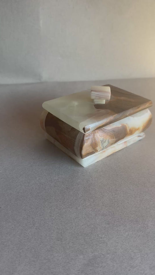 Honey & caramel | SAÉA Storage Box with Lid