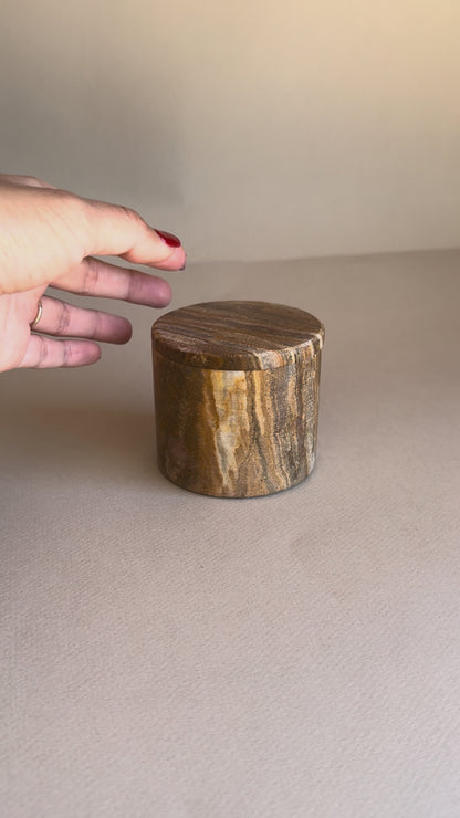 Desert brown & ivory | SAÉA Petite Keepsake Jar