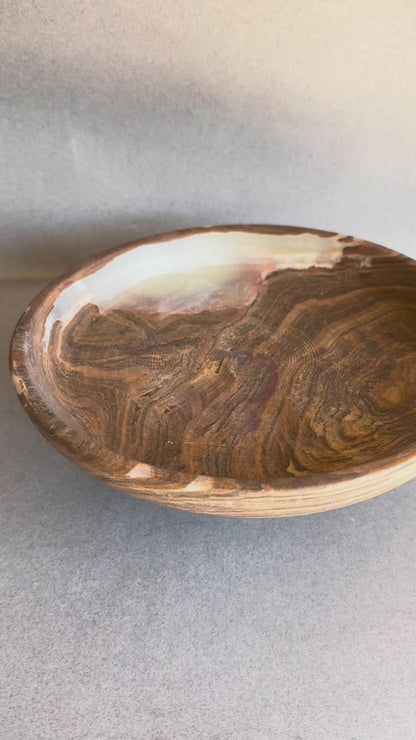Caramel, cream, and blush | SAÉA Centerpiece Pedestal Bowl