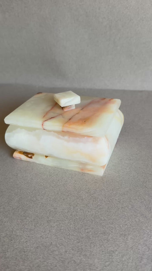 Cream, honey & blush | SAÉA Storage Box with Lid