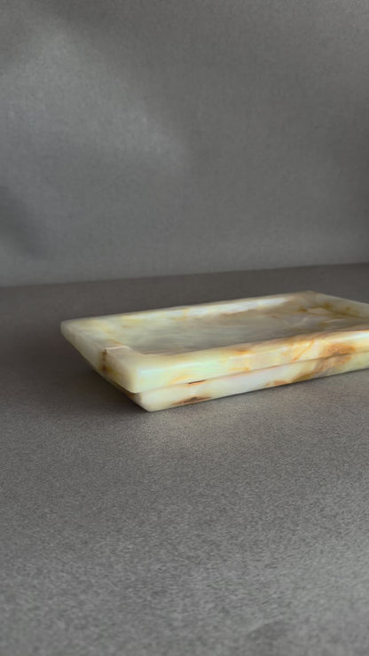 Peach & honey | SAÉA Onyx Catchall Tray