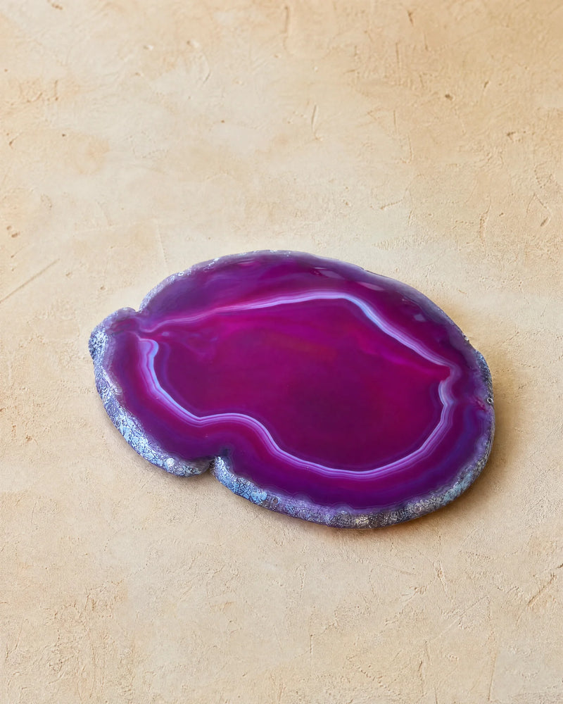Magenta & iris | SAÉA Agate Slice