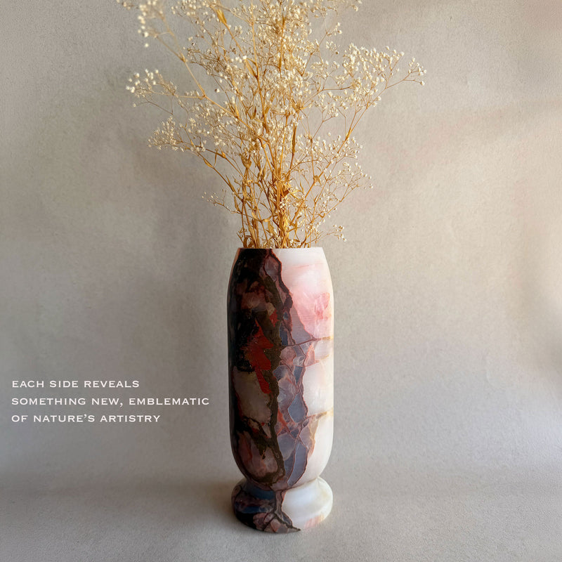 Golden amber & taupe | SAÉA Origin Vase
