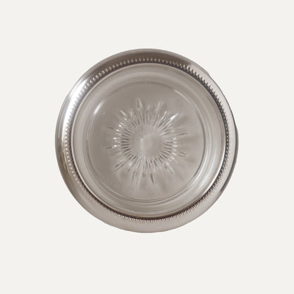 vintage silver plated coasters