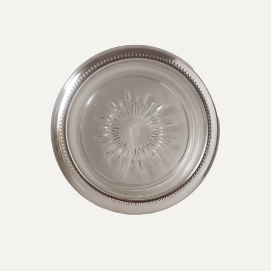 vintage silver plated coasters
