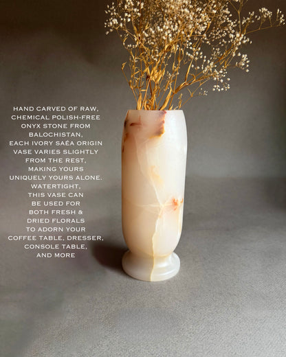 Ivory & soft stone | SAÉA Origin Vase