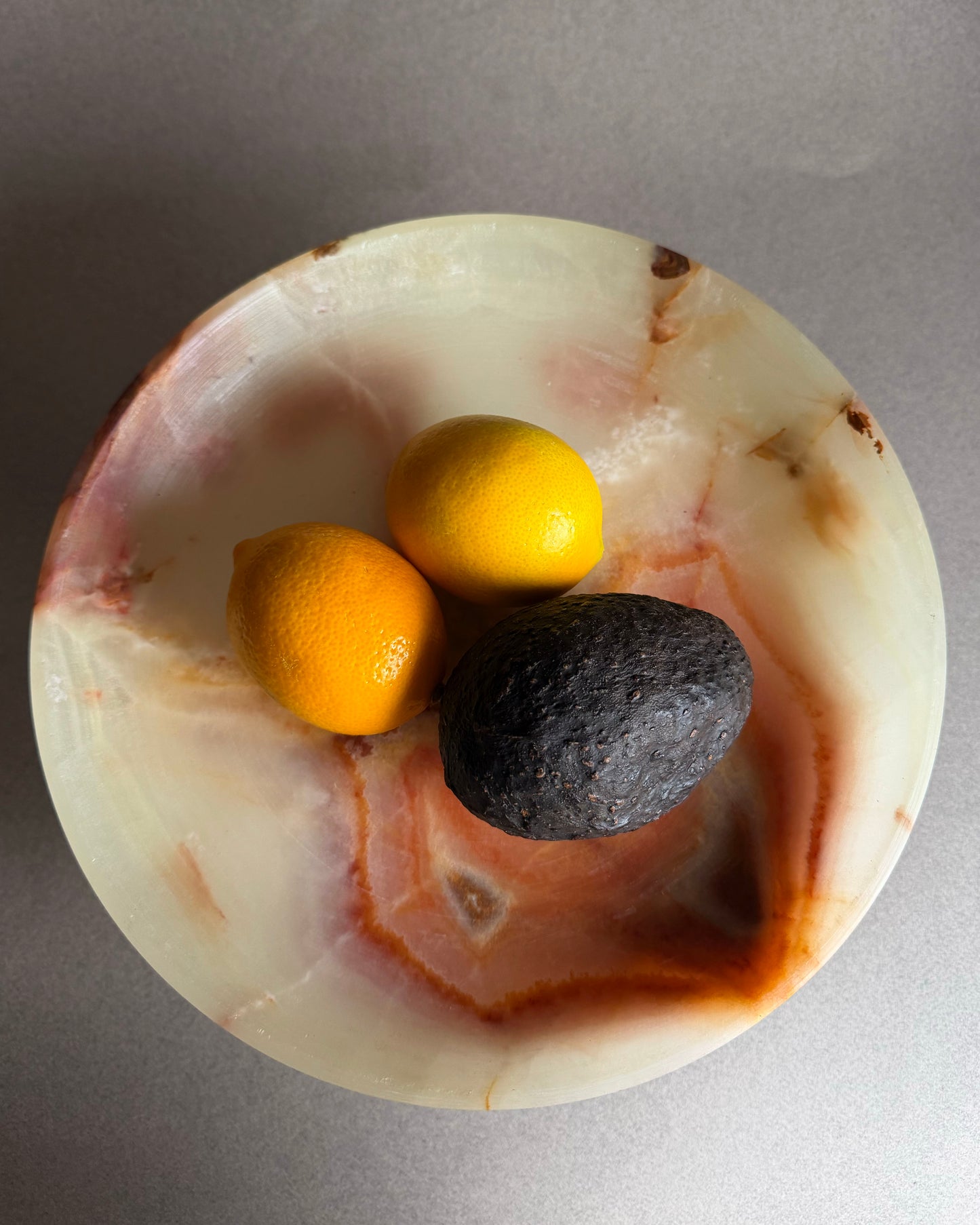 Warm rust & golden amber | SAÉA Centerpiece Pedestal Bowl